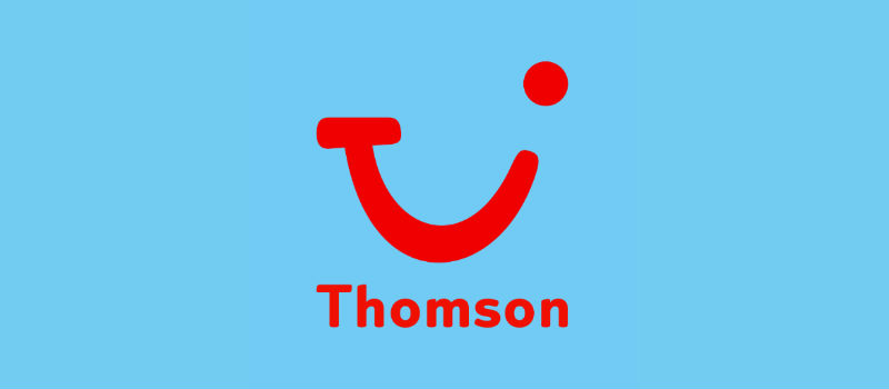 Logo of Thomson holiday firm