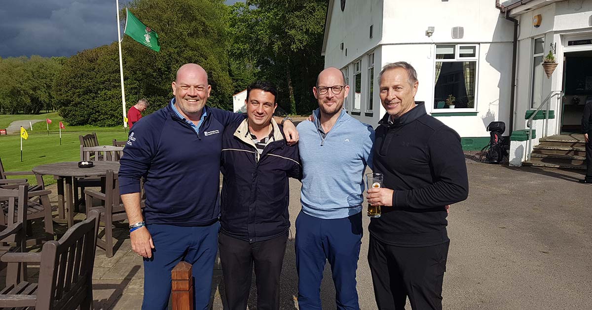 Chris Walker took part in Headway's Charity Golf Event at Lytham in 2019